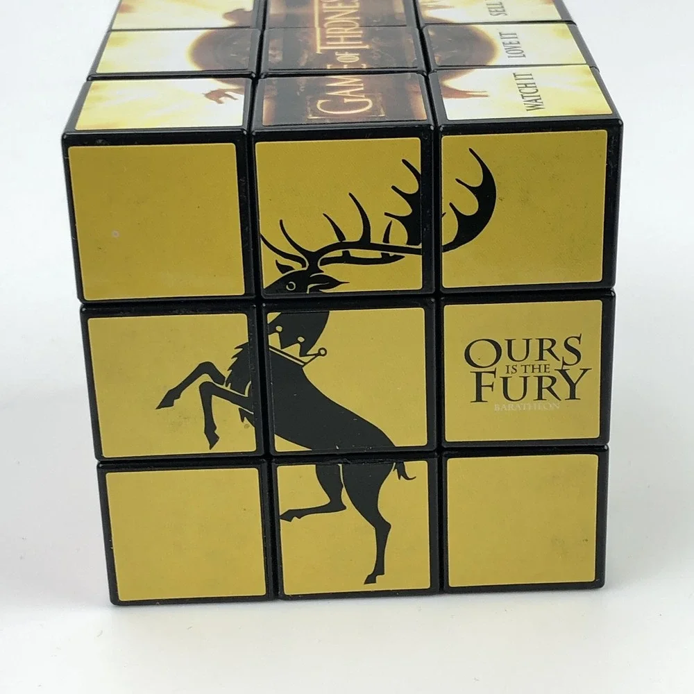 Game Of Thrones Rubiks Cube Puzzle Game Toy‎ HBO Promo TV Show 3x3 Gift Idea New